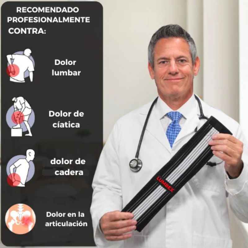 Lumbax™: Cinturón Lumbar Ciática + E-book Gratis