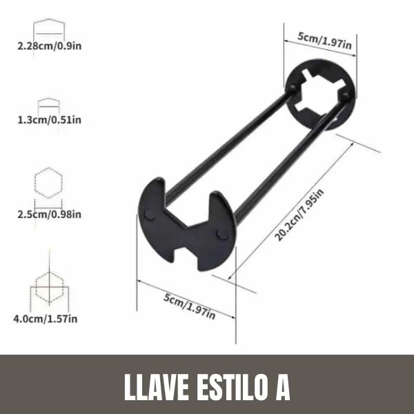 FlexiTools™: Llave Universal de Plomería
