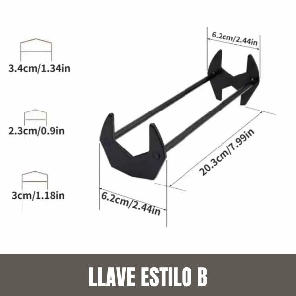 FlexiTools™: Llave Universal de Plomería