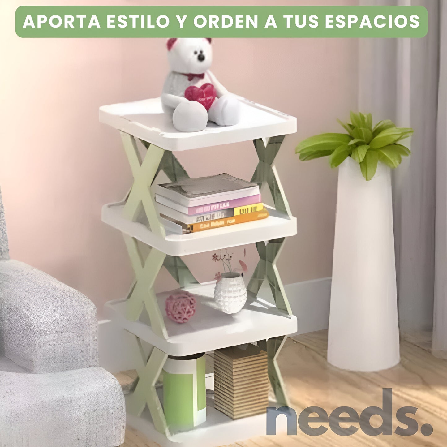 ORGANIZADOR DE ZAPATOS MULTIESTANTE X5 NIVELES | TRANSFORMA TU ESPACIO