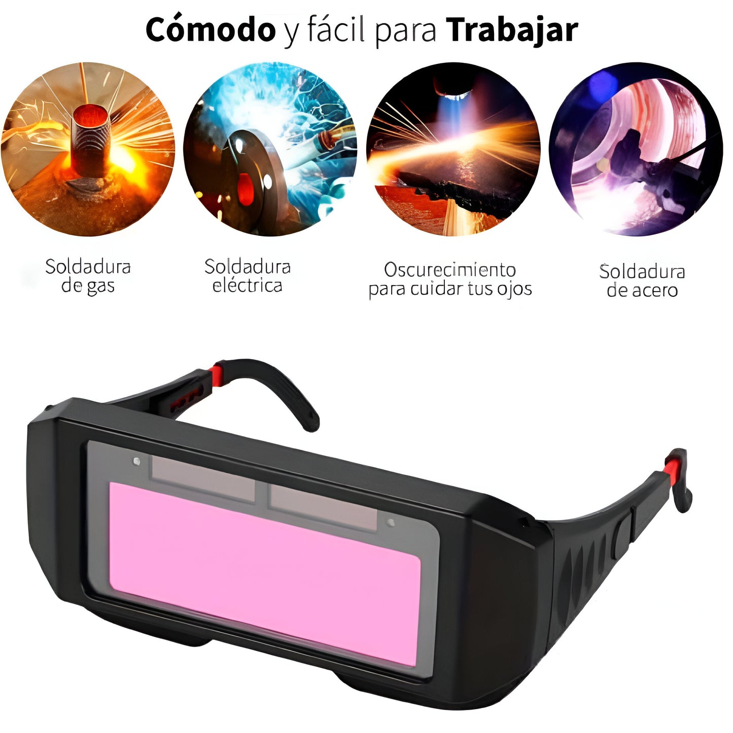 WELDVISION™:GAFAS DE SOLDADURA CON OSCURECIMIENTO AUTOMÁTICO