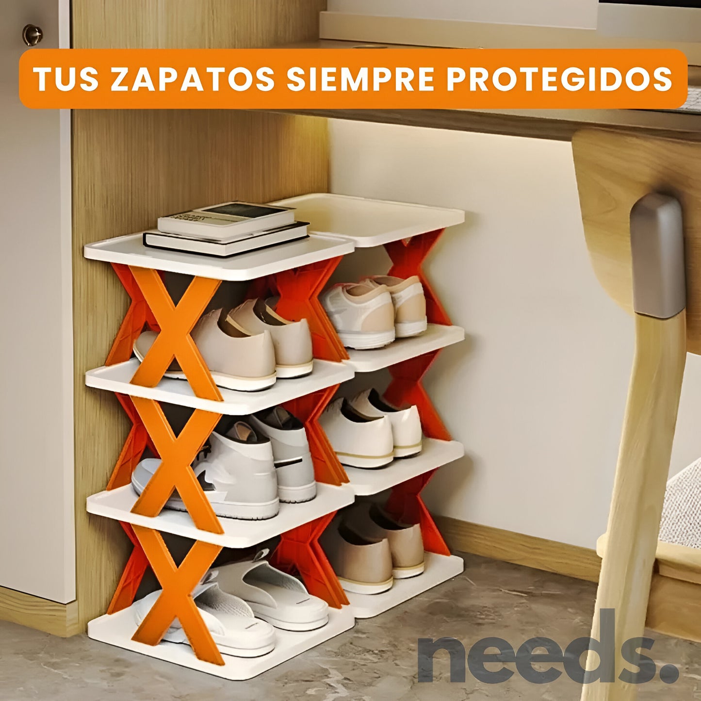 ORGANIZADOR DE ZAPATOS MULTIESTANTE X5 NIVELES | TRANSFORMA TU ESPACIO