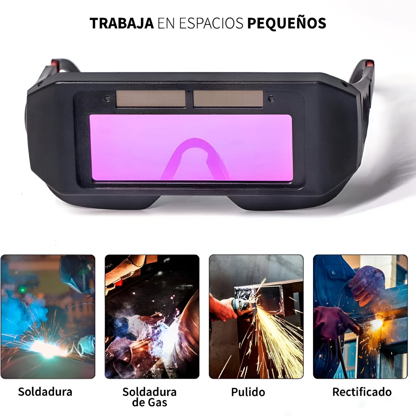 WELDVISION™:GAFAS DE SOLDADURA CON OSCURECIMIENTO AUTOMÁTICO