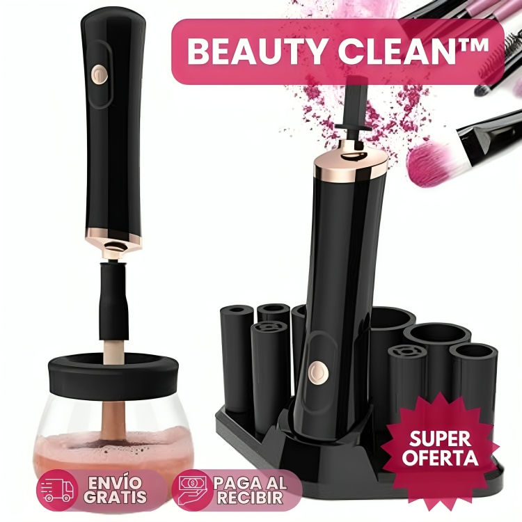 BEAUTY CLEAN™: LIMPIADOR Y SECADOR DE BROCHAS ELÉCTRICO PREMIUM