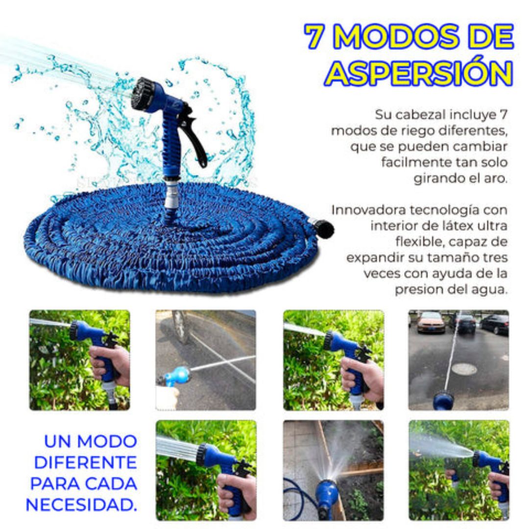 MANGUERA DE JARDÍN EXPANDIBLE | MAGIC HOSE 30M | LA ORIGINAL