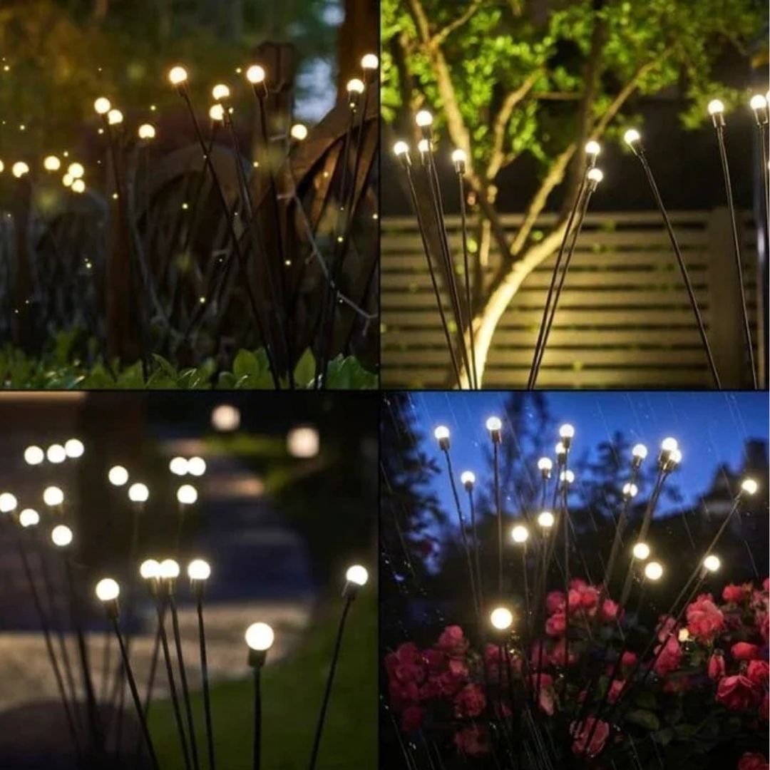 SOLARGLOW PACK X2: LUCES SOLARES MÁGICAS QUE HARÁN BRILLAR TU JARDÍN
