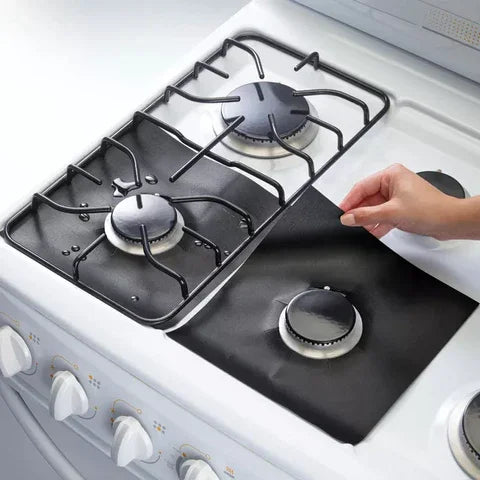 CLEANSTOVE ™: KIT X 4 PROTECTORES PARA LA ESTUFA ¡SUPER PROMO⭐!