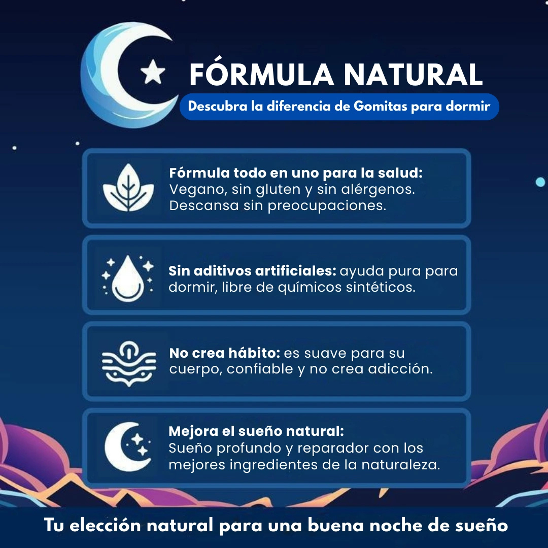 Lullabites™: Gomitas Para Dormir, Duerme profundo, despierta renovado