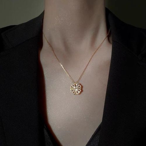 Lucky Heart💚: El Collar Trébol Transformable🍀