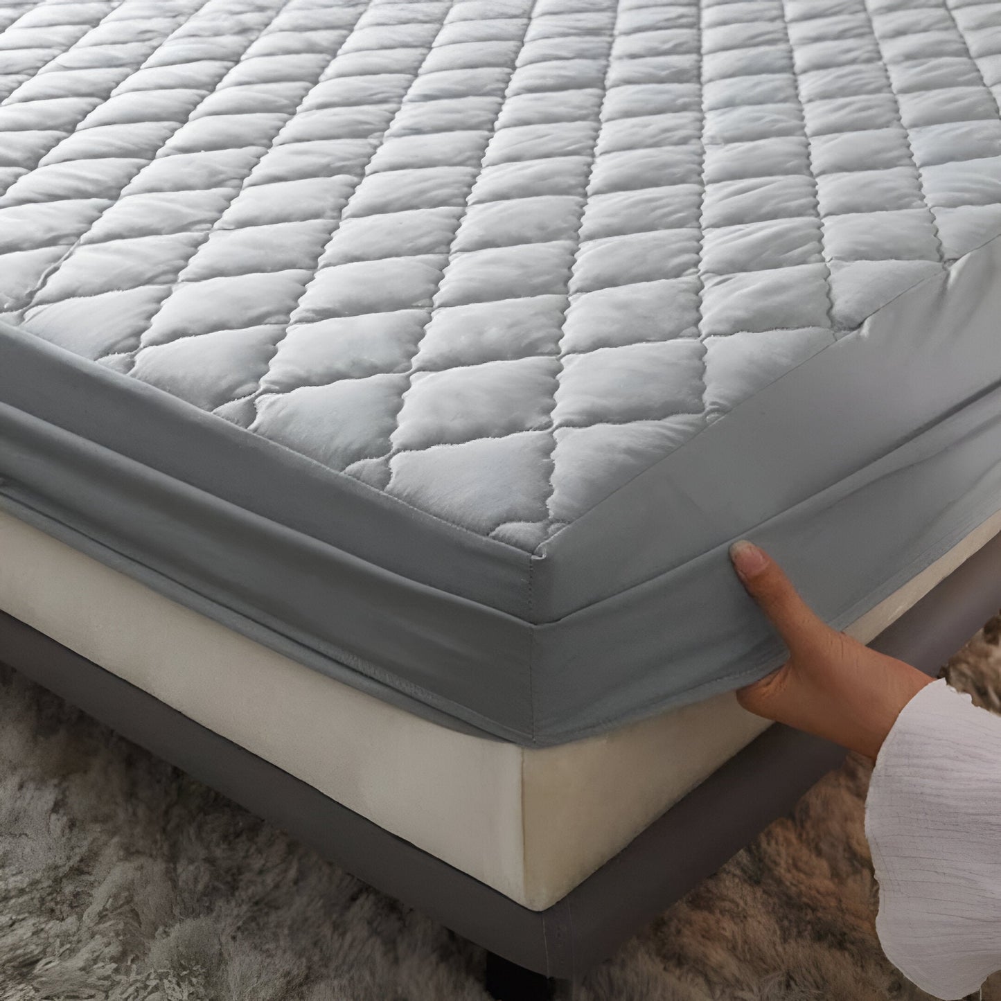 BEDCOVER™: PROTECTOR DE COLCHON ACOLCHADO Y ANTIFLUIDOS CORPORALES (NUEVA)
