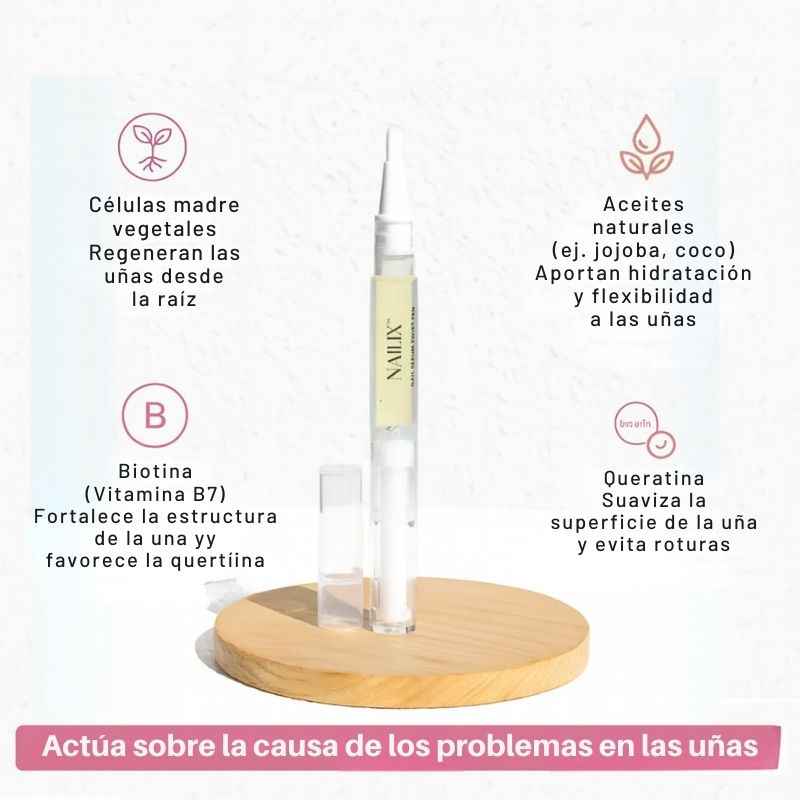 Nailix™: Lápiz para el crecimiento de uñas con células madre