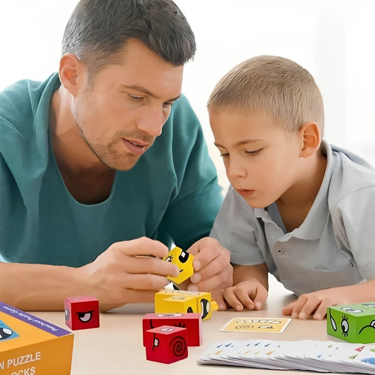 EMOCUBES GAME™:JUEGO EMOCIONES ROMPECABEZAS BLOQUES🎁 ¡BLACK DAYS🔥!