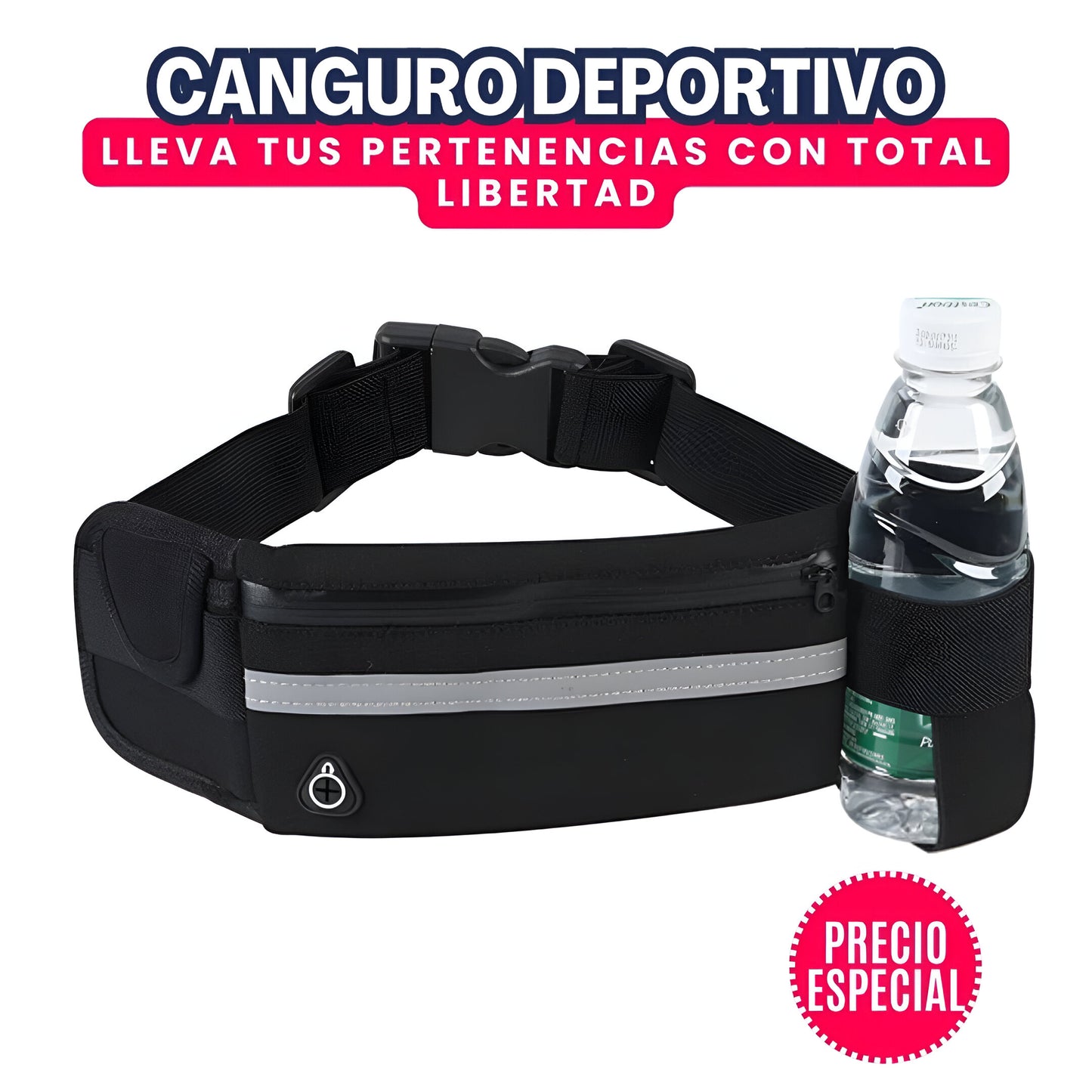SAFESTRIDE™:CANGURO DEPORTIVO INVISIBLE E IMPERMEABLE