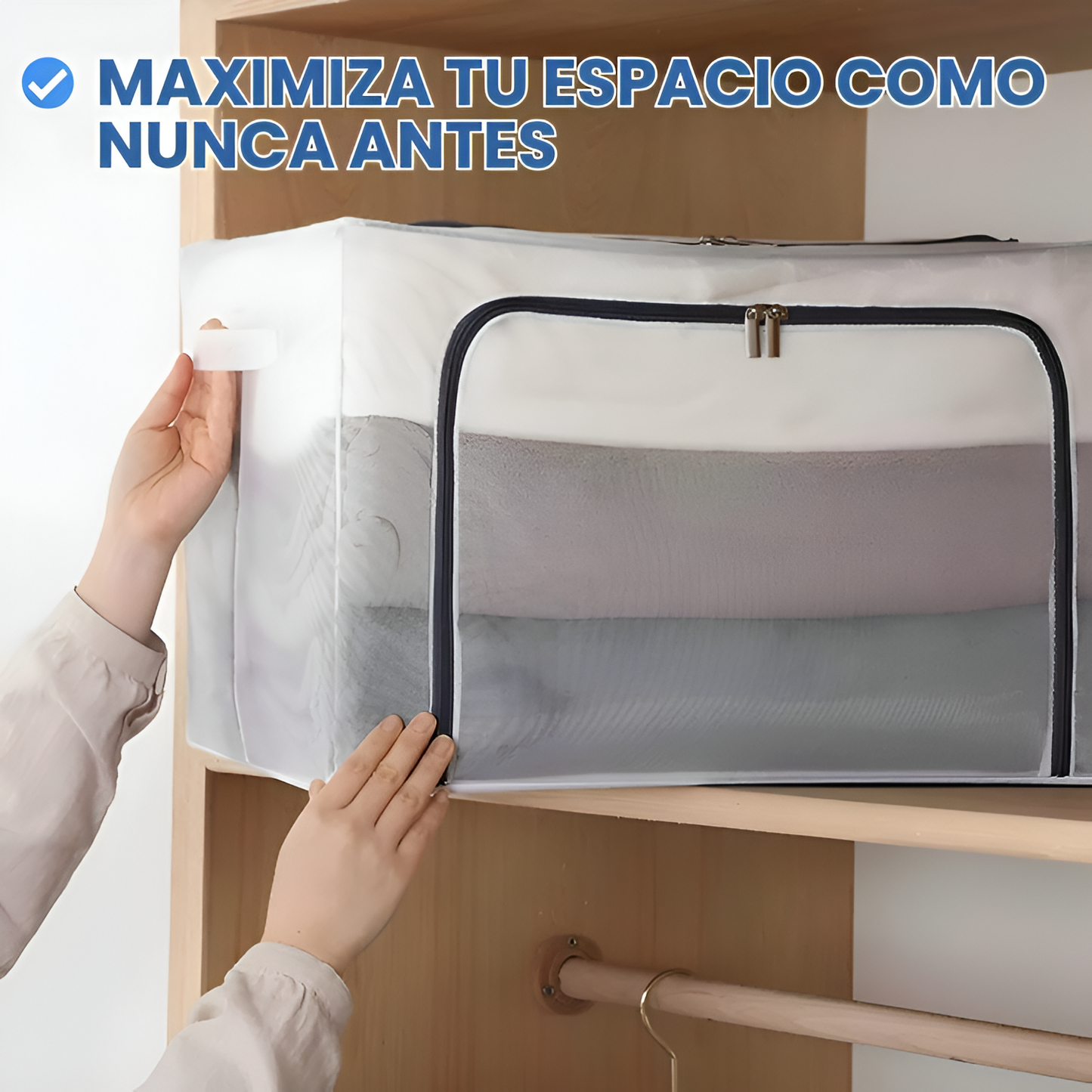 ORGANIZADOR PLEGABLE RÍGIDO | AHORRA 60% ESPACIO EN TU CLOSET