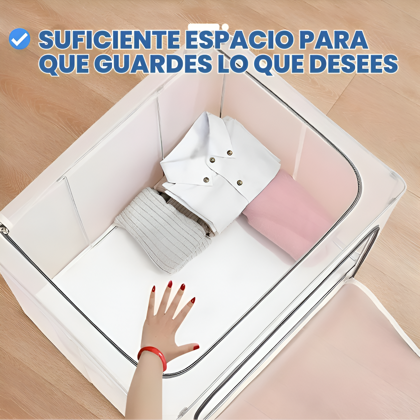 ORGANIZADOR PLEGABLE RÍGIDO | AHORRA 60% ESPACIO EN TU CLOSET