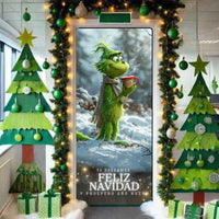 Funda Puerta Navidad Grinch