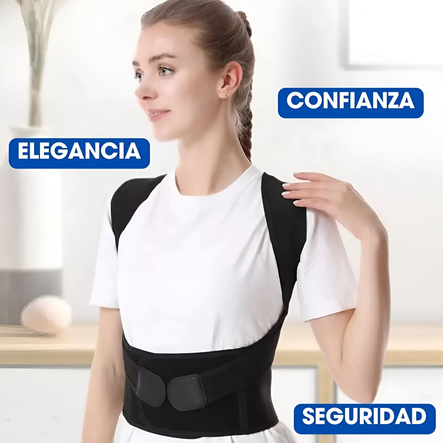 COMFORTBACK™: CORRIGE TU POSTURA AL INSTANTE Y REFUERZA TU CONFIANZA