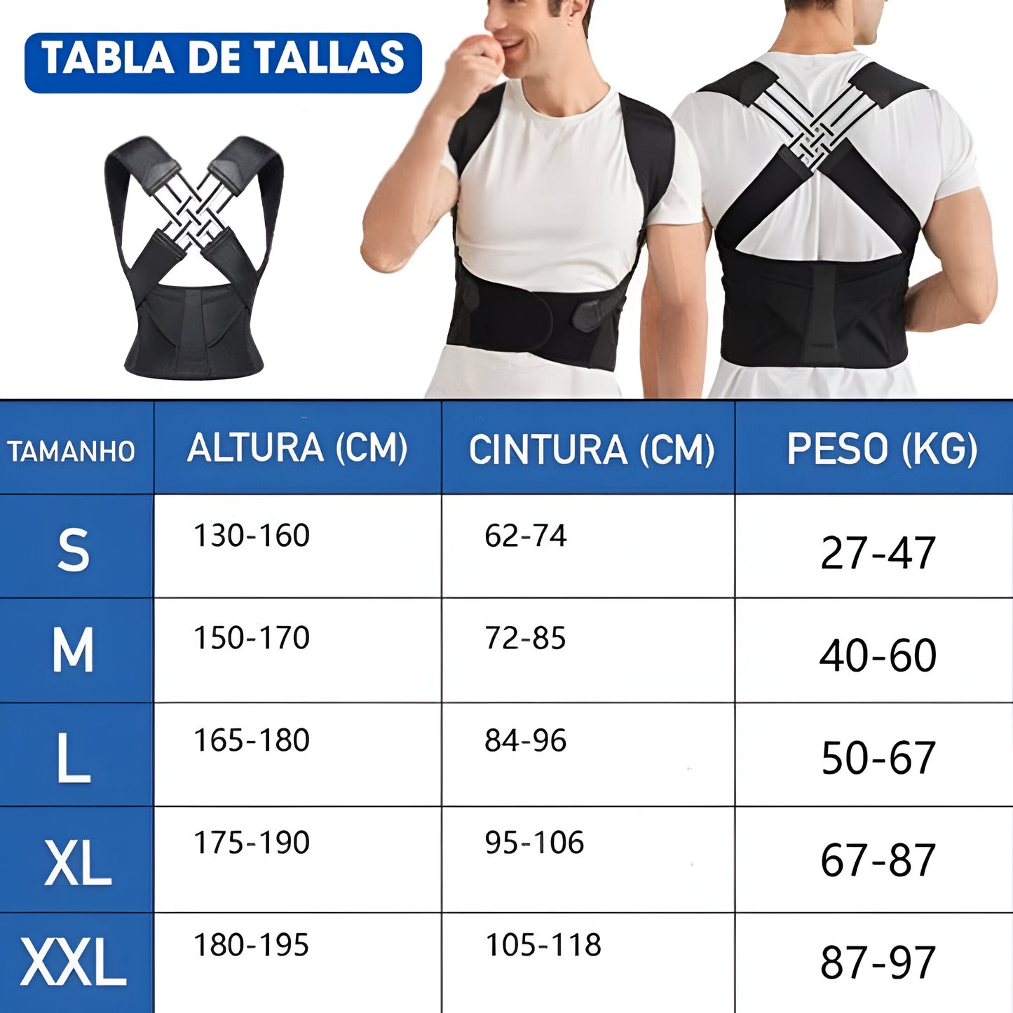 COMFORTBACK™: CORRIGE TU POSTURA AL INSTANTE Y REFUERZA TU CONFIANZA