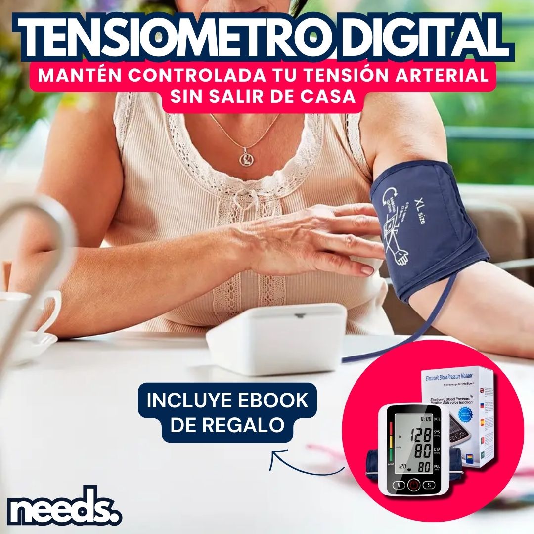 TENSIOMETRO DIGITAL PROFESIONAL CON VOZ EN ESPAÑOL INCORPORADA