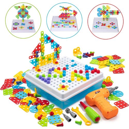 BuilDrill™ Juego de construcción creativo 4 en 1 (252 piezas)