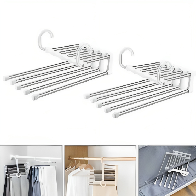 HOOKSAVER™:SET X2 ORGANIZADOR DE PANTALONES 5 EN 1