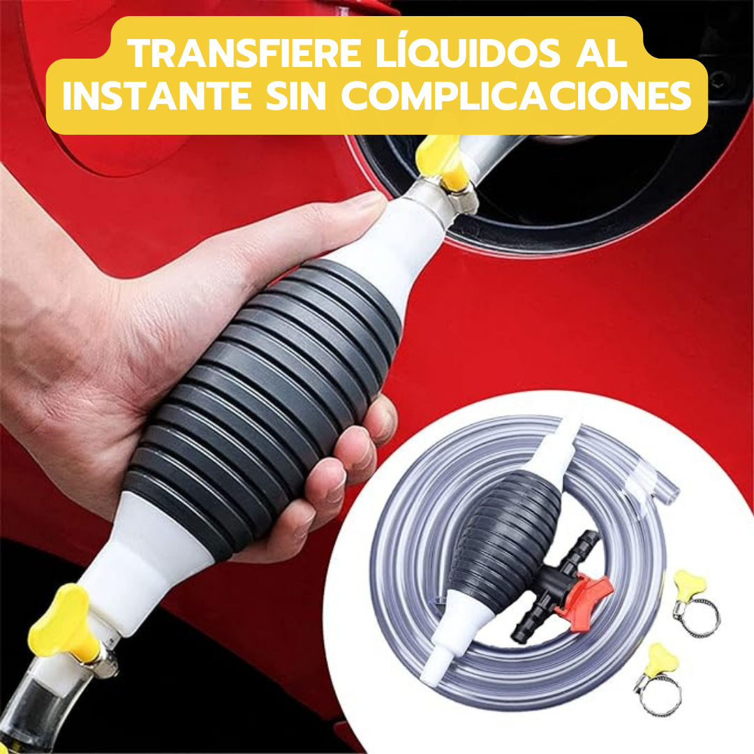 Bomba de alto flujo para transferir combustible