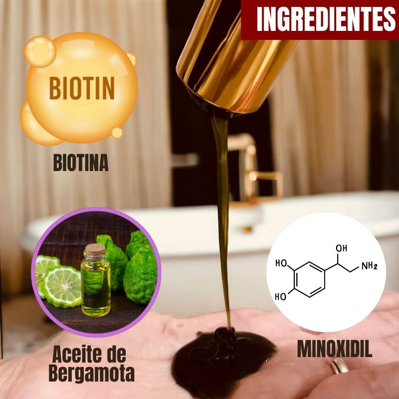 Crecilab™: Shampoo con Minoxidil, Biotina & Bergamota 250ml