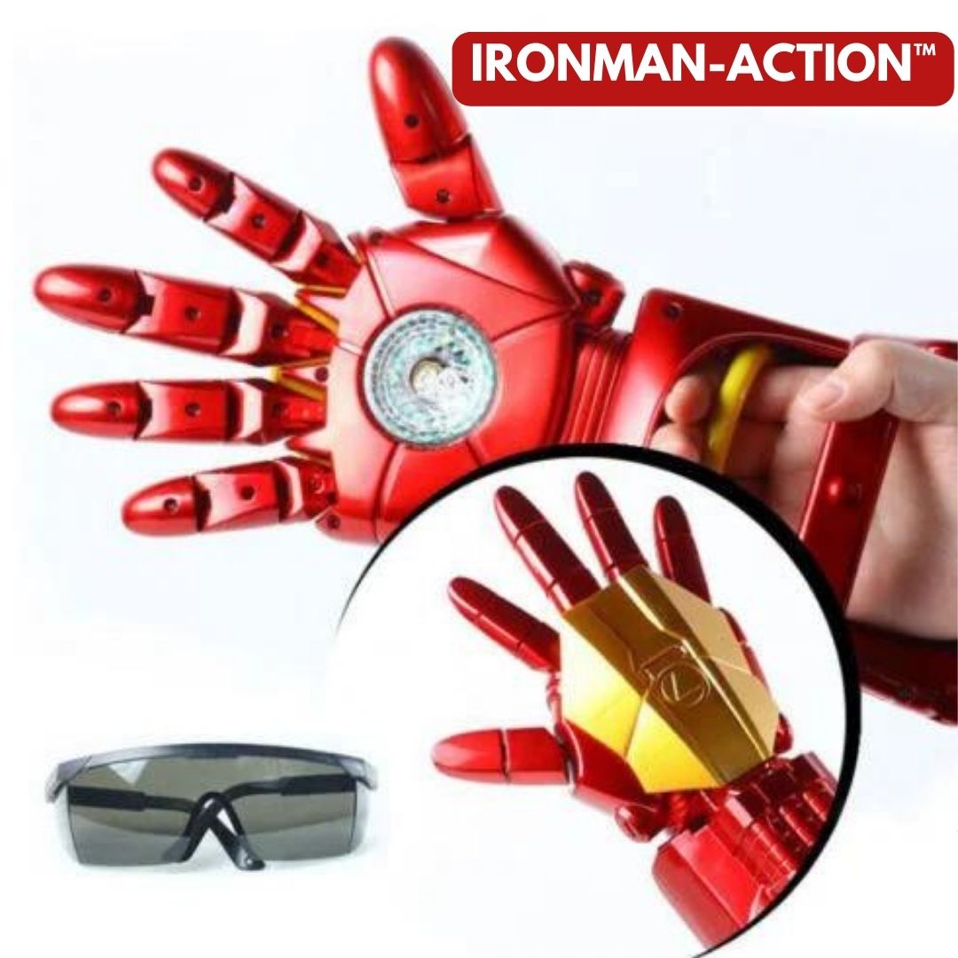 IRONMAN-ACTION™: GUANTE LANZADOR BOMBAS HIDROGEL ¡EL MEJOR REGALO PARA NAVIDAD🎁!