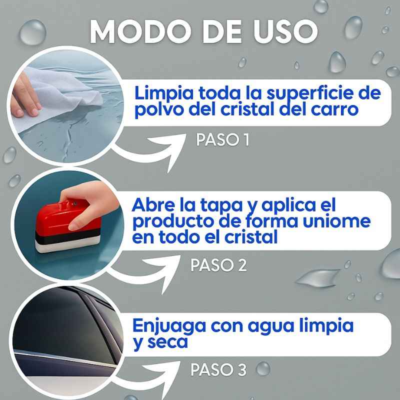 ClearDrive™: Cepillo Sellador de cristales para automóvil | Promo 2X1