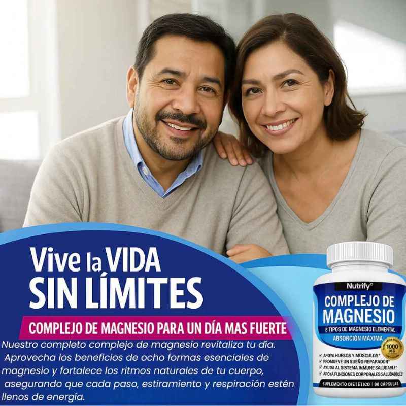 Magnesium Complex 8 en 1 | Energía, descanso y recuperación