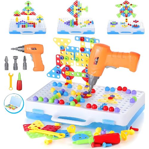 BuilDrill™ Juego de construcción creativo 4 en 1 (252 piezas)