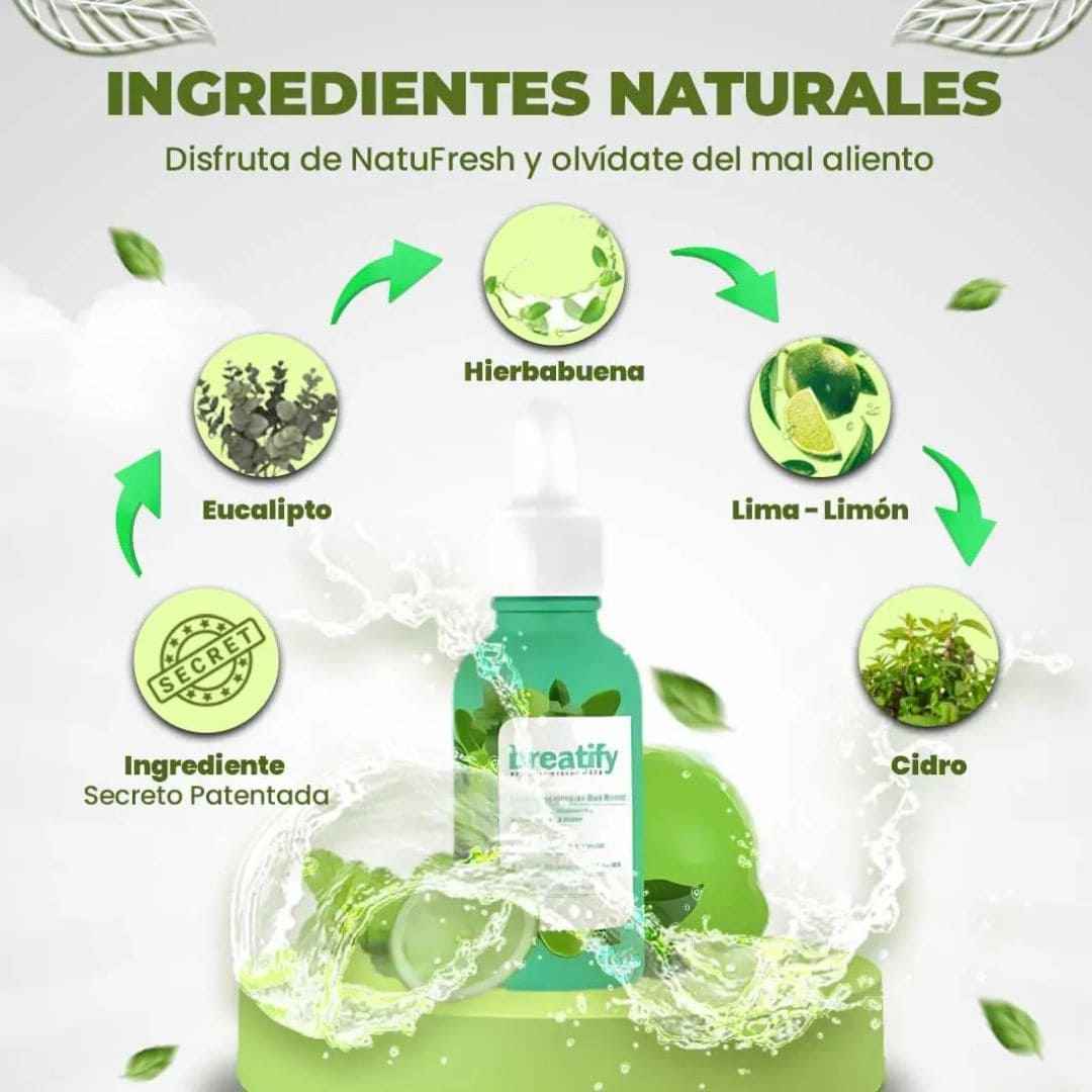 Breatify™: Refrescante bucal para eliminar el mal aliento🦠