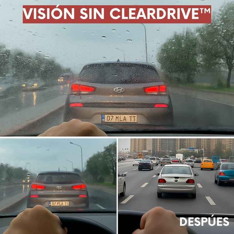 ClearDrive™: Cepillo Sellador de cristales para automóvil | Promo 2X1