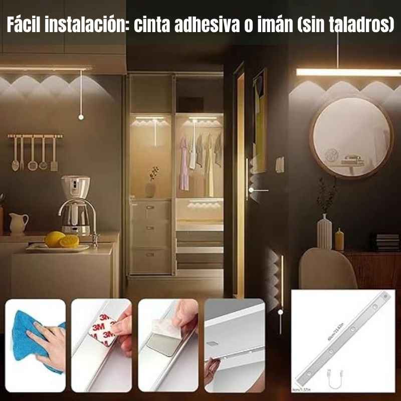 Lampara Led Recargable 100 Cms