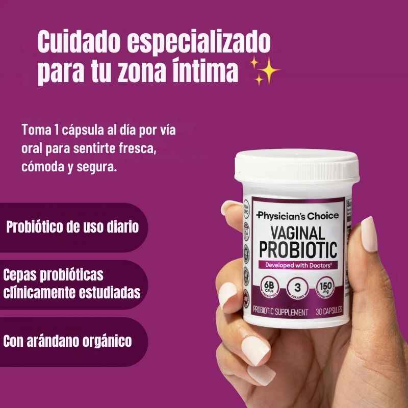 Probiótico vaginal 3 en 1 | Producto Importado