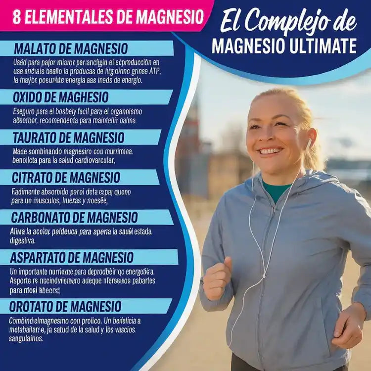 Magnesium Complex 8 en 1 | Energía, descanso y recuperación