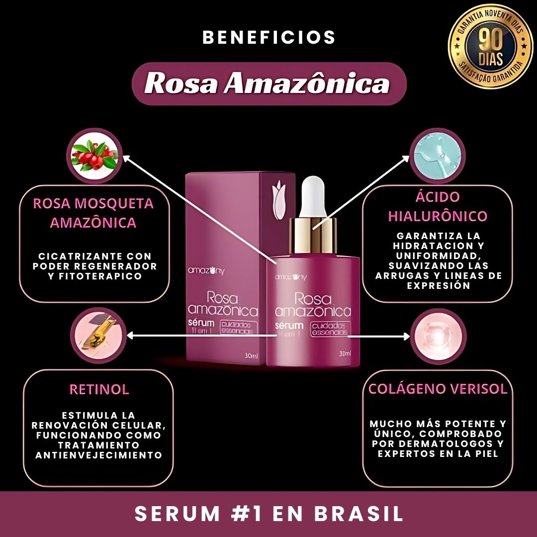 SERUM ROSA AMAZONICA | REVITALIZA TU PIEL