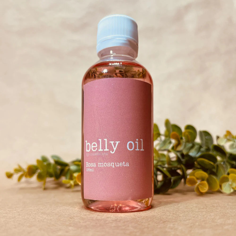 BELLY OIL™: ACEITE PARA PREVENIR Y ATENUAR LAS ESTRÍAS EN EL EMBARAZO 120ml.