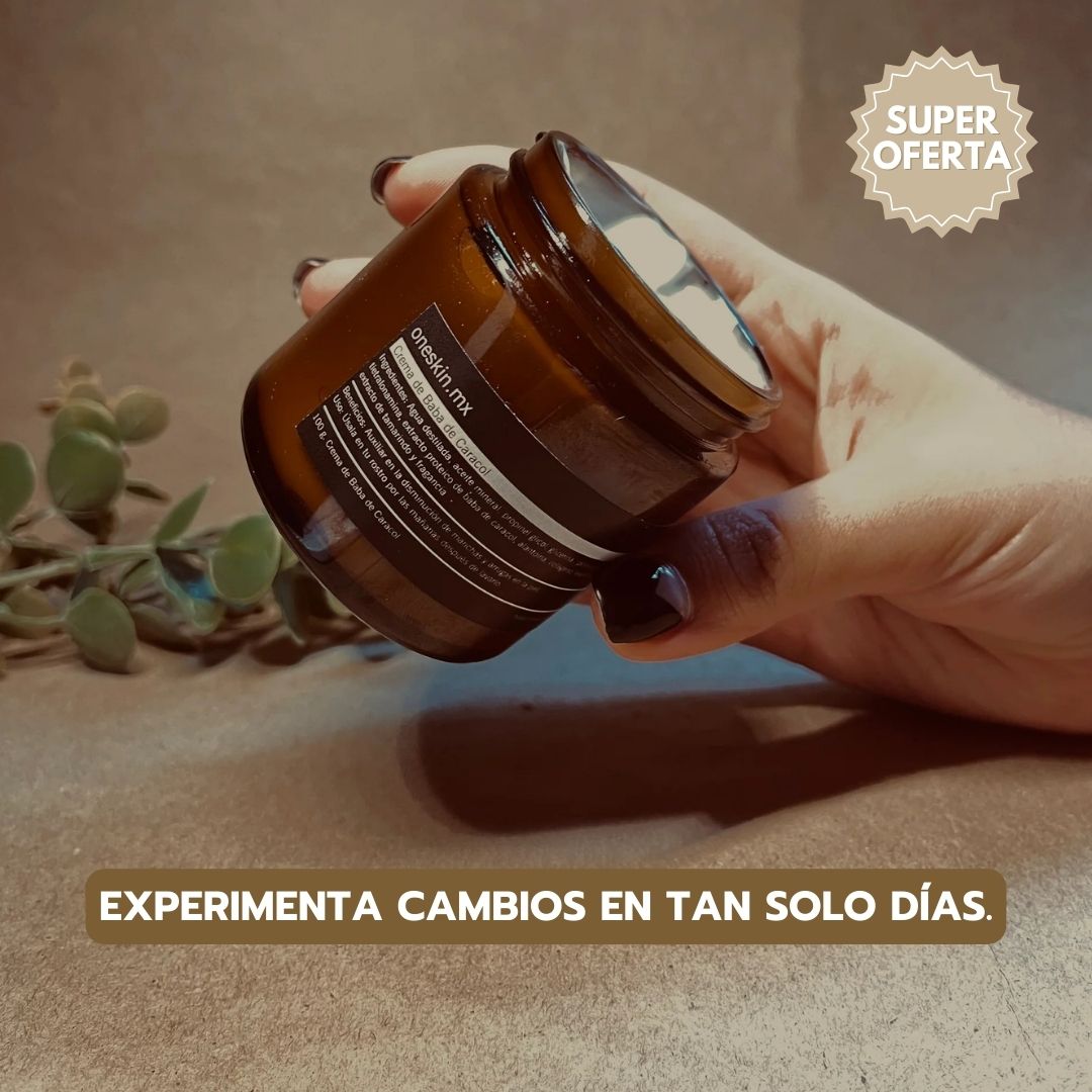 ONESKIN™: CREMA FACIAL COLÁGENO Y BABA DE CARACOL (FORMULA MEJORADA)