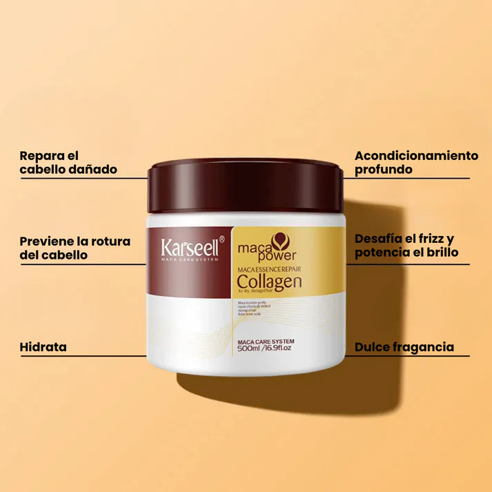 Karseell®: Tratamiento Capilar de Colágeno (500ml) + Obsequio