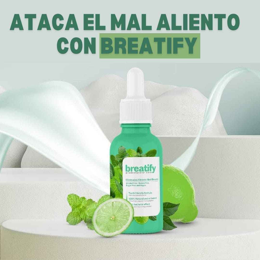 Breatify™: Refrescante bucal para eliminar el mal aliento🦠
