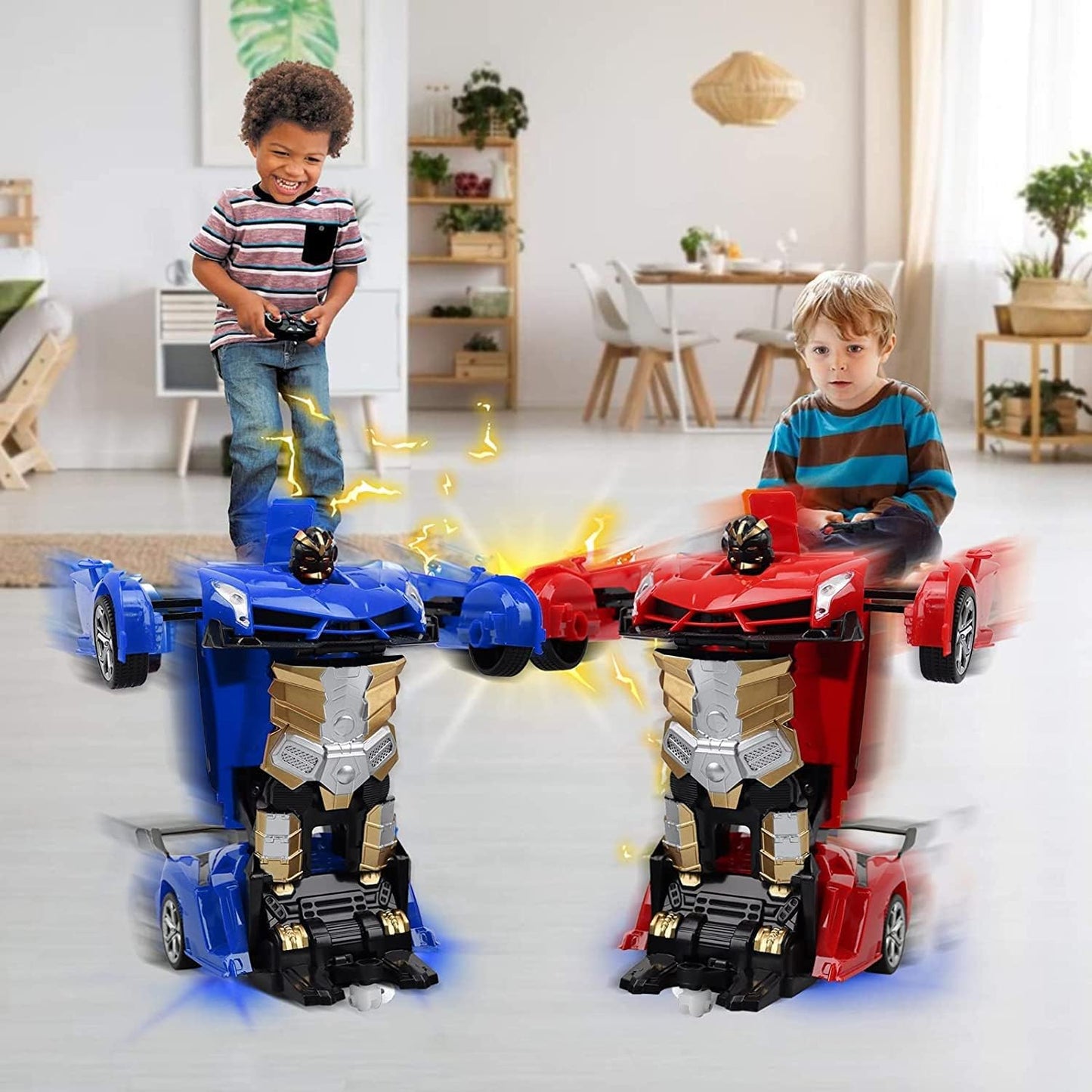CARRO TRANSFORMER A CONTROL REMOTO
