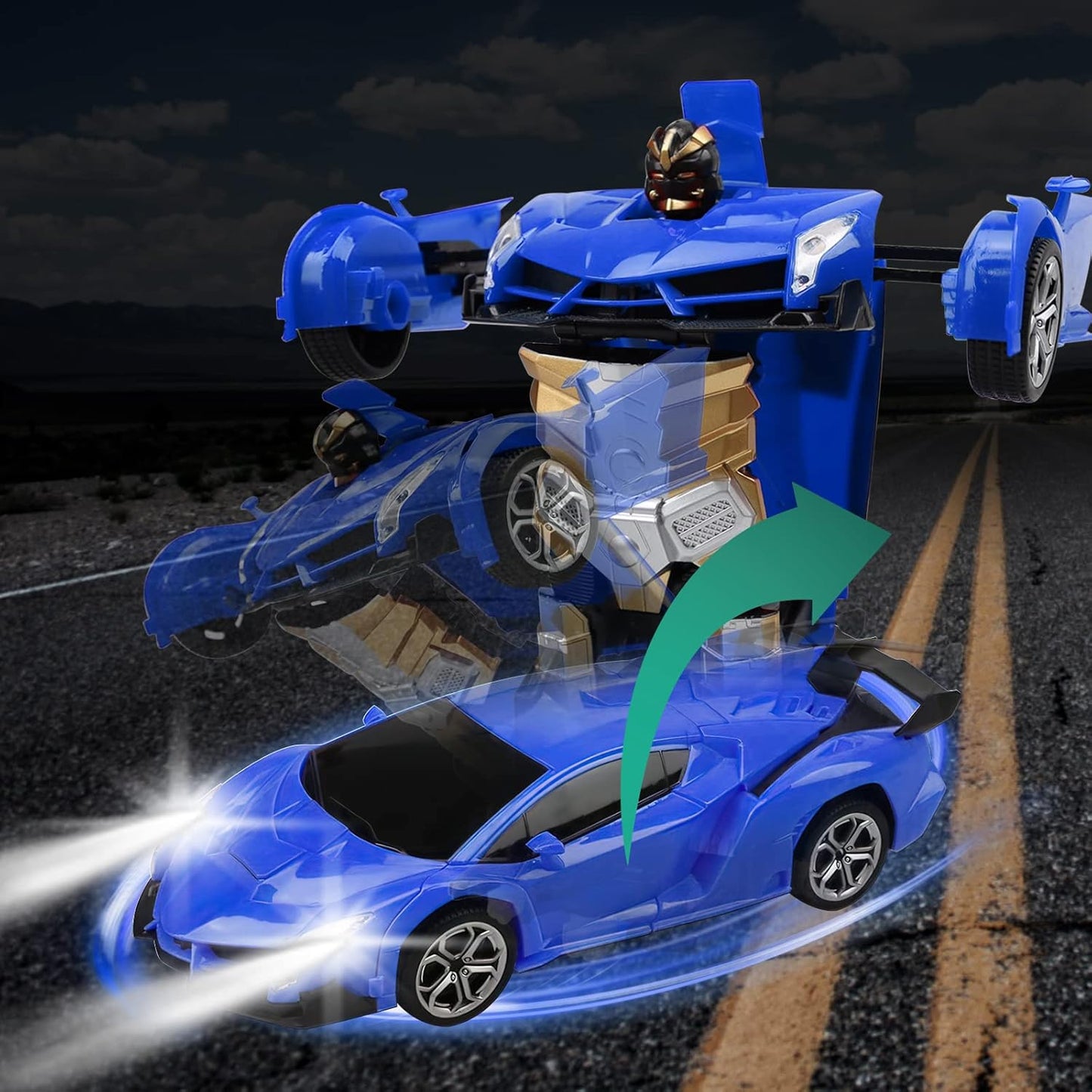 CARRO TRANSFORMER A CONTROL REMOTO