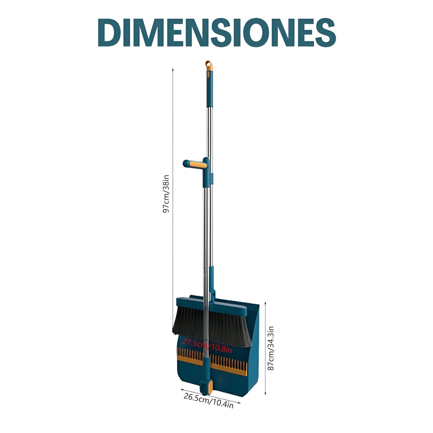 SET PORTÁTIL DE ESCOBA Y RECOGEDOR INTELIGENTE