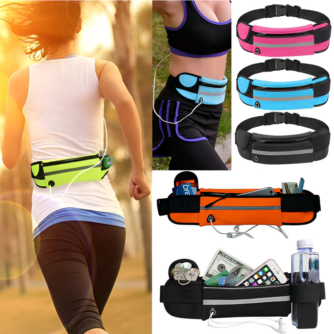 SAFESTRIDE™:CANGURO DEPORTIVO INVISIBLE E IMPERMEABLE
