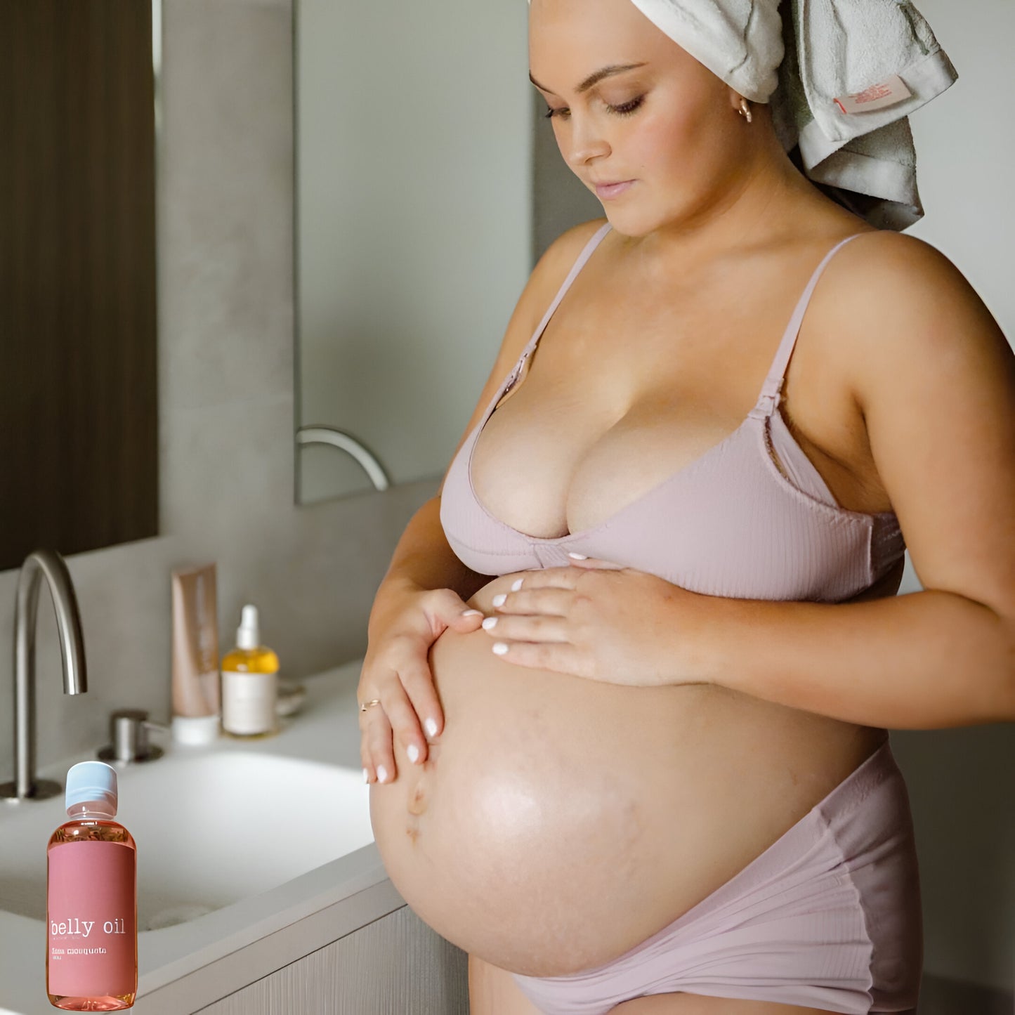 BELLY OIL™: ACEITE PARA PREVENIR Y ATENUAR LAS ESTRÍAS EN EL EMBARAZO 120ml.