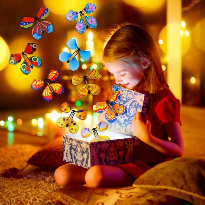 MAGIC BUTTERFLIES : SET X 5 MARIPOSAS MAGICAS VOLADORAS