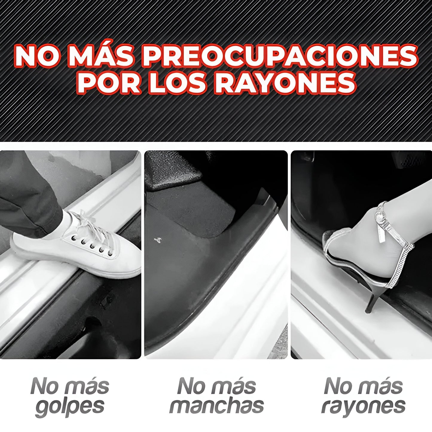 PROTECTORES LATERALES PARA PUERTAS DE CARRO | PAGA 4 LLEVA 8 | OBSEQUIO