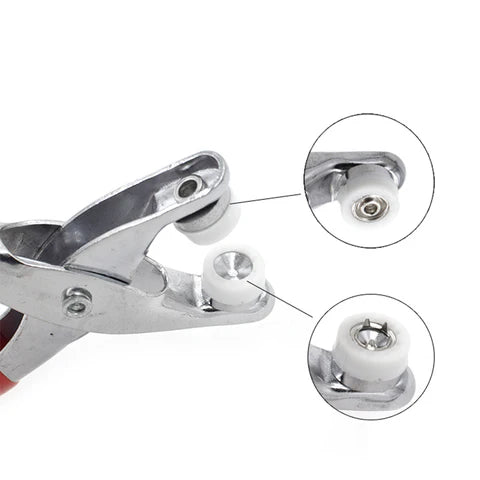 EasyPliers™: Pinzas para reparar broches | Incluye: 200 botones