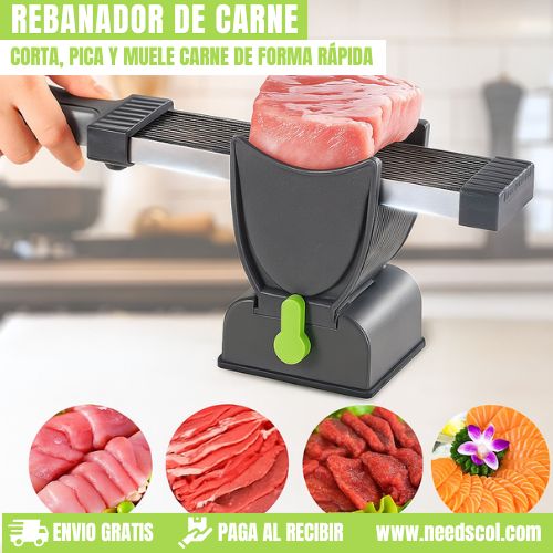 MeatMaster™: Rebanador de Carne ¡Cortes limpios, rápidos y sin desorden!